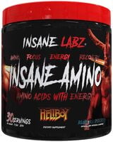 AMINO ENCIN BCIE INSAN LABS 30 SCOOPS. INSANE LABZ INSANE AMINO, BCAA