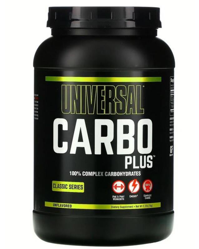 UNIVERSAL NUTRITION, CARBO PLUS, 100% COMPLEX CARBOHYDRAT