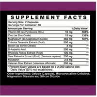 محفز كروث وتست وتنظيم النوم SUPPLEMENTS MONSTER TEST PM TESTOSTERONE BOOSTER PLUS SLEEP AID-JACK T-LEVELS ALL NATURAL, MADE IN USA,