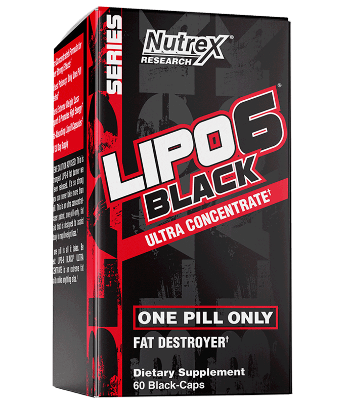 حارق الشحوم وطاقة ليبو6 60 كبسولة LIPO-6 BLACK UC