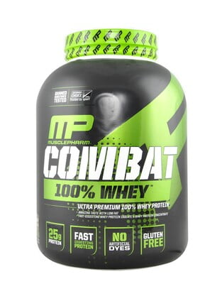 بروتين كومبات وي شركة ارنولد مصل فارم 66مكيال امتصاص سريع COMBAT 100% WHEY BY MUSCLEPHARM