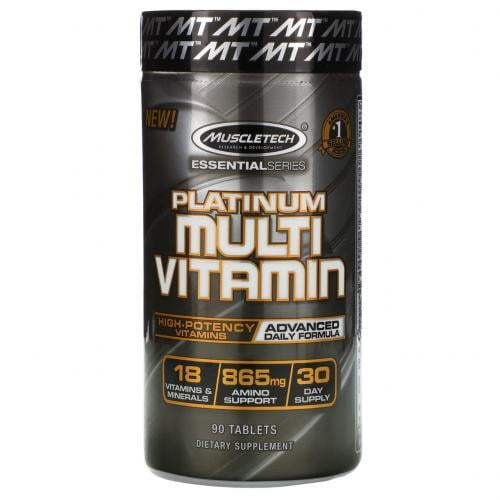 ملتي فيتامين بلاتينيوم مصل تك 90 حبة + PLATINUM MULTIVITAMIN MUSCLE TECH