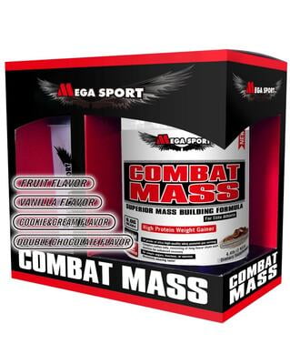 بروتين الضخامة ميكا سبورت كومبات ماص + مطارة حبة 60 + MEGA SPORT COMBAT MASS