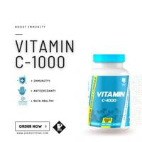فيتامين سي مصل رولز حصة 100 + MUSCLE RULZ VITAMIN C-1000