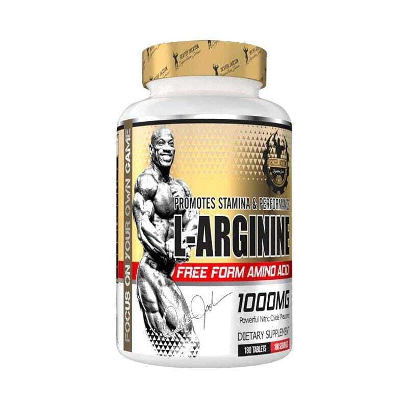ارجنين دكستر جاكسون 180 حصة + DEXTER JACKSON L-ARGININE