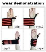 AMERICANO HOW TO WORKOUT + BAND + WORKOUT GLOVES + WRIST SUPPORT