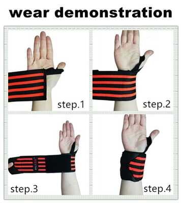 AMERICANO HOW TO WORKOUT + BAND + WORKOUT GLOVES + WRIST SUPPORT