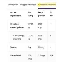 كرياتين اوستروفيت 100 حصة + OSTROVIT CREATINE