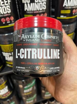 انسين لابز سترولين المهرج 60 حصة + INSANE LABZ L-CITRULLINE ASYLUM CABINET