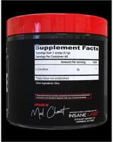 انسين لابز سترولين المهرج 60 حصة + INSANE LABZ L-CITRULLINE ASYLUM CABINET