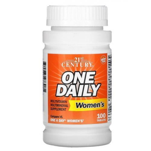 ملتي فيتامين ومعادن 21ST سنتري ون ديلي 100 حصة+ ONE DAILY MULTIVITAMIN MULTI-MINERAL 21ST CENTURY