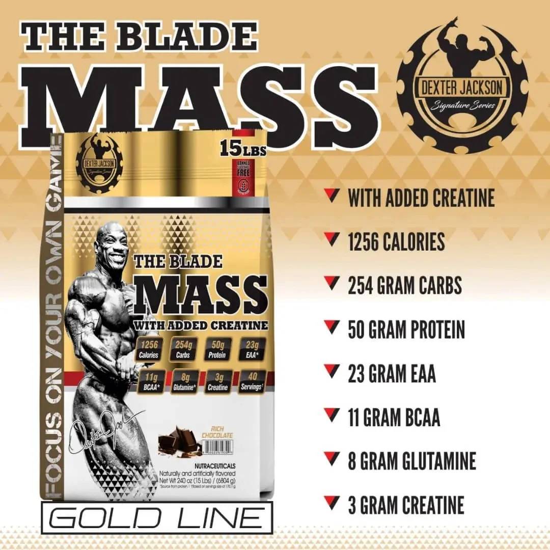 Mass Gainer, The Blade, Dexter Jackson, 7KG بروتين الضخامة بليد, شركة دكستر جاكسون, 7 كيلو