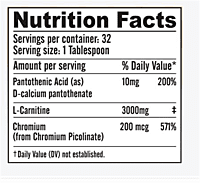L-CARNITINE LIQUID r+ كارنتين دكستر جاكسون سائل 32 حصة