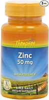 Zinc,Thompson, 50 mg, 60 Tabs زنك, شركة ثومبسون, ٥٠ ملغ, ٦٠ حبة Zinc,Thompson, 50 mg, 60 Tabs زنك, شركة ثومبسون, ٥٠ ملغ, ٦٠ حبة