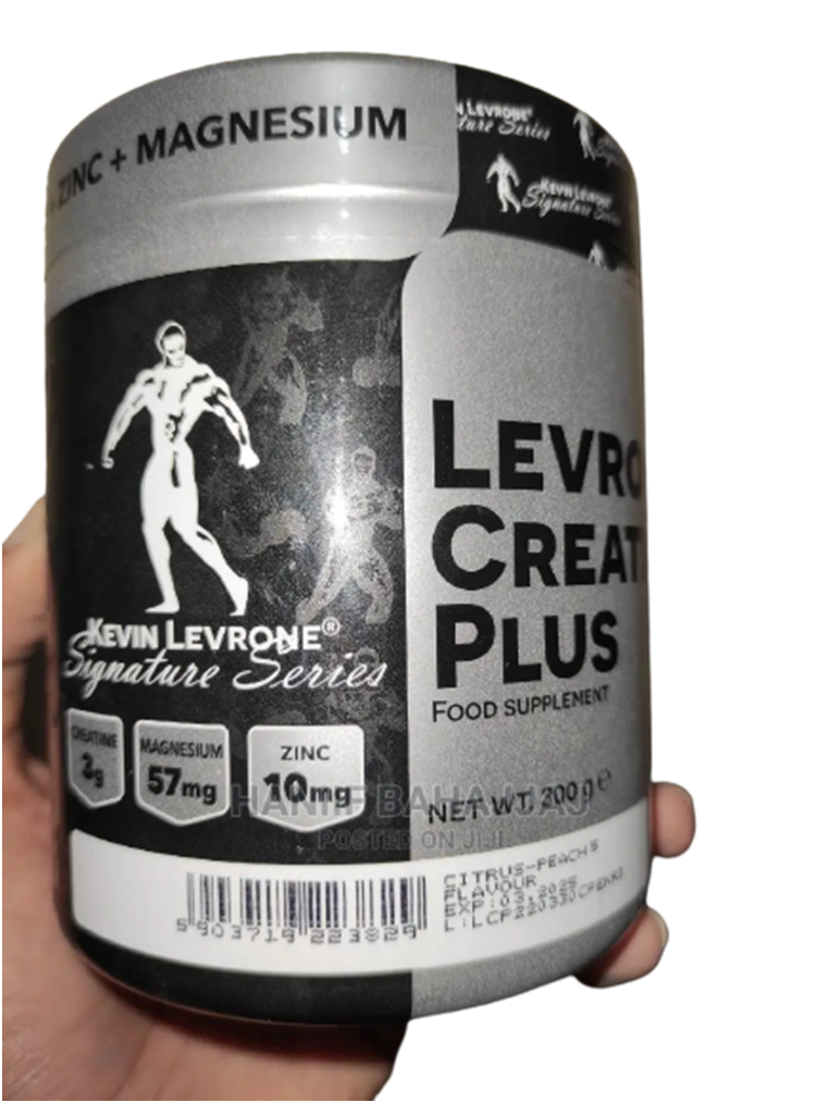 CREATINE, LEVRO CREATINE PLUS WITH ZINC & MAGNESUIM, KEVIN LEVRONE, 52 SCOOPS, FLAVORED كرياتين مع زنك ومغنيسيوم, ليفرو بلص 52 مكيال , مطعم- شركة كيفن ليفرون