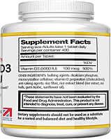 Vitamins, Vitamin D3 5000IU, INCITE NUTRITION, 400 TABLETS فيتامينات, دي 3 , شركة انسايت نوترشن 400حبة