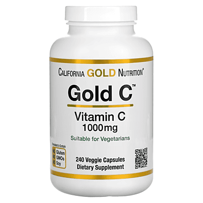 Vitamins, Vitamin C 1000 California GOLD Nutrition, 240 Veg Caps فيتامين سي ١٠٠٠ملغ,  نباتي شركة كاليفورنيا 240 كبسولة نباتية